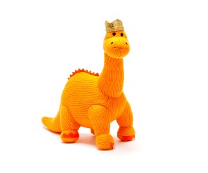 coronation diplodocus toy with crown